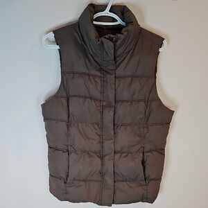 GAP Large Brown Puffer Vest